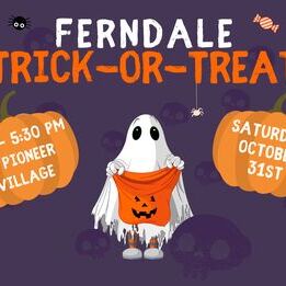 ferndale trick or treat poster